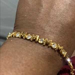 Goldtone MOM Bracelet